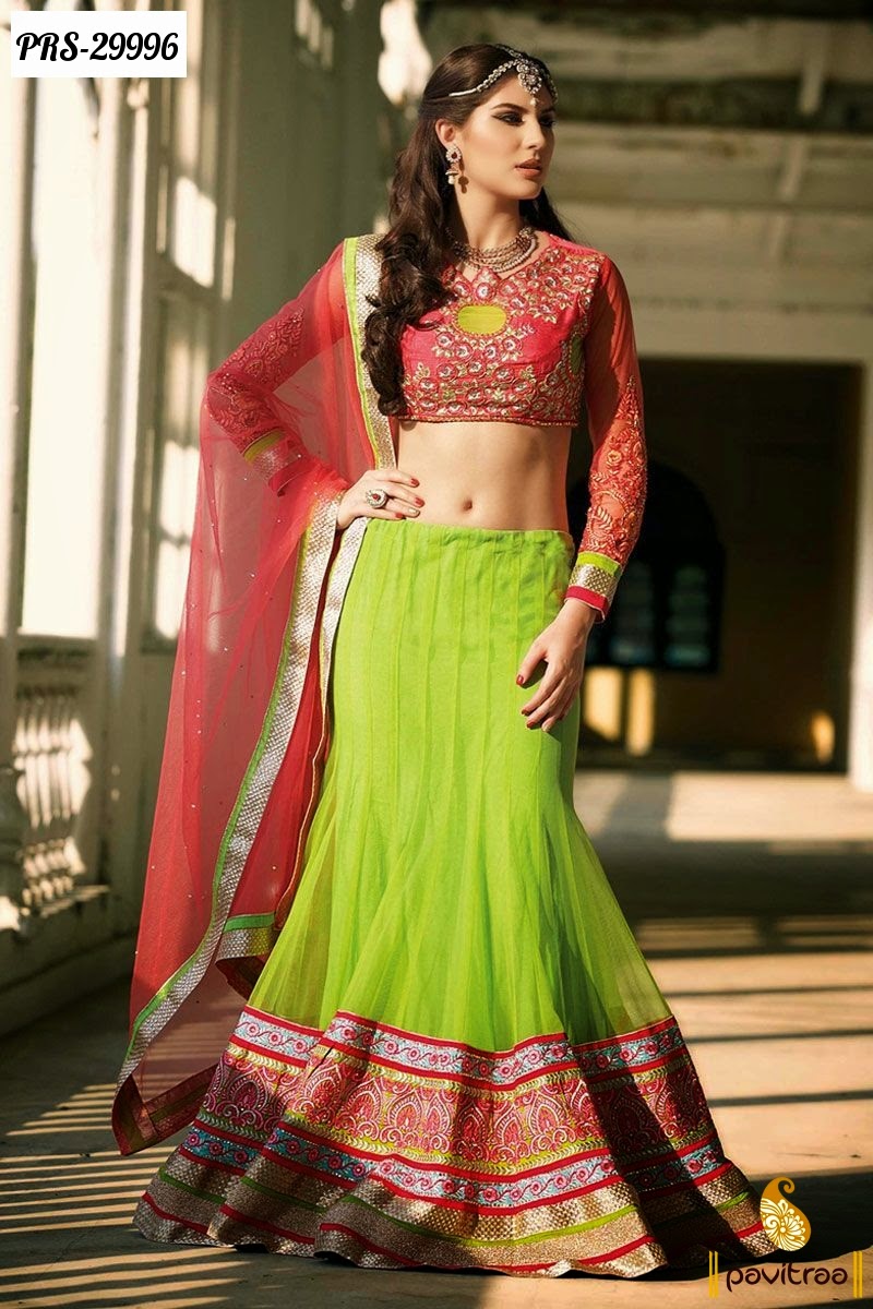 Wedding Reception Lehenga Choli Online Shopping from Surat Gujarat