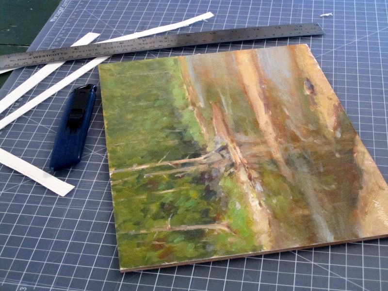 A Plein Air Painter's Blog Michael Chesley Johnson Mounting Finished
