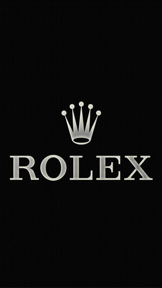 Rolex Logo Black And White  Android Best Wallpaper