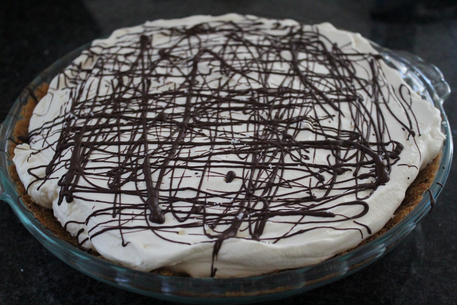 Delicious Dishings Chocolate And Salted Caramel Pie