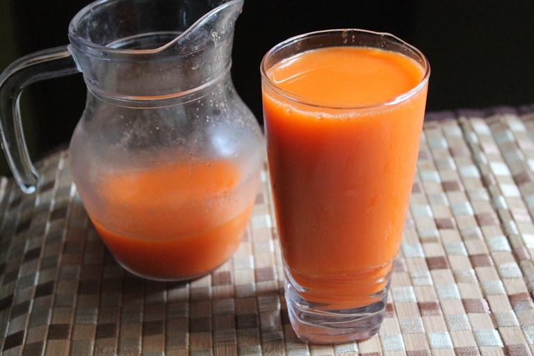 Carrot Juice Recipe Beta Carotene Booster Juice Yummy Tummy