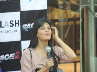 Pics: Jacqueline Fernandez's Race 2 promotion in Pune