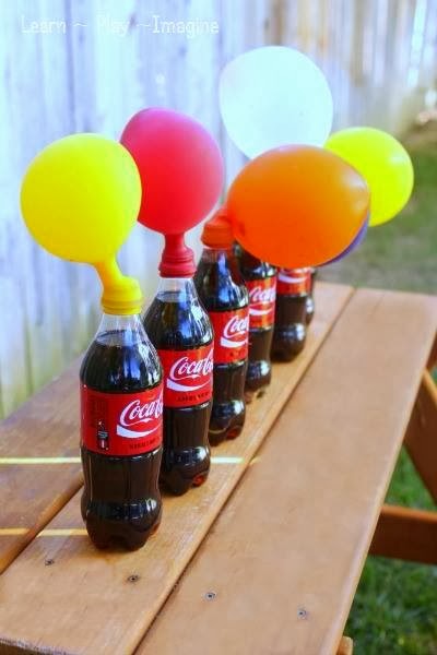 The coolest science experiment for kids ever!  How to blow up a balloon using soda - this is amazing fun for kids of all ages.