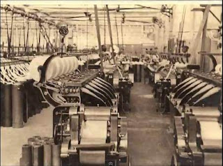 Fabrica textil de La Farga de Bebié a principios del XX
