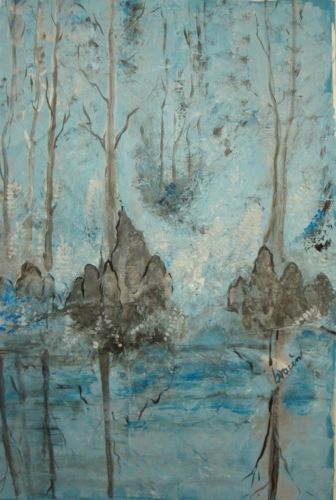 Painting of the Cypress Knees