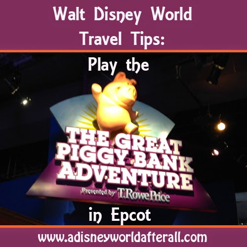 It's A Disney World After All Walt Disney World Travel Tips The Great Piggy Bank Adventure
