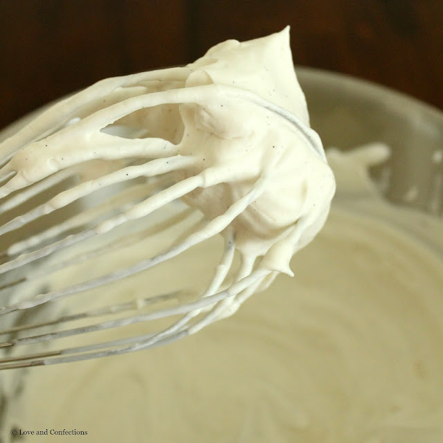 Love and Confections Vanilla Bean Bourbon Whipped Cream