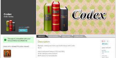 Codex, Library Catalog