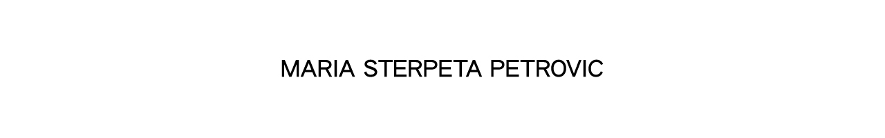 MARIA STERPETA PETROVIC