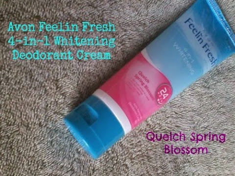 Avon Feelin Fresh 4-in-1 Whitening Deodorant Cream #ProductReview #Avon