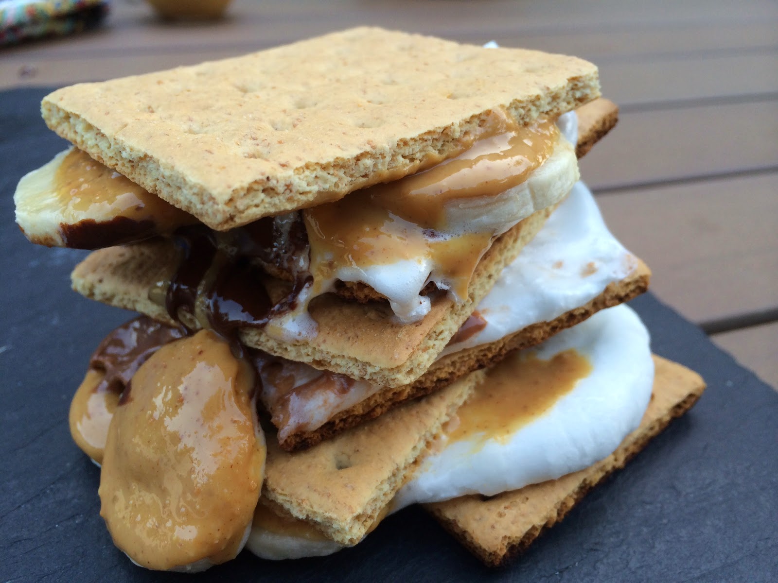 Grilled S'mores with Peanut Butter and Banana