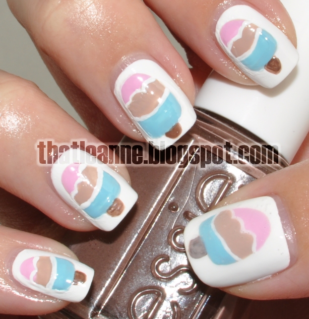 thatleanne KikkiK inspired ice cream nails!