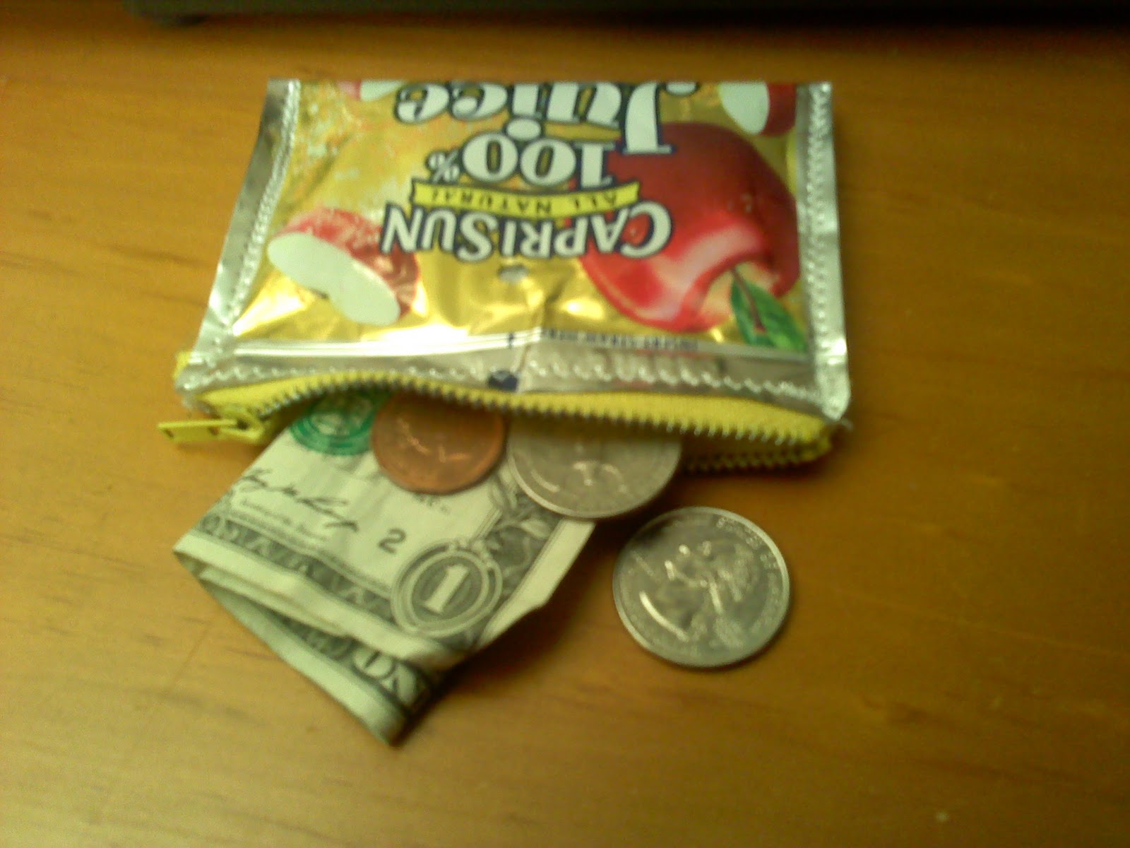 The Roots of Design Juice Pouch Wallet Howto