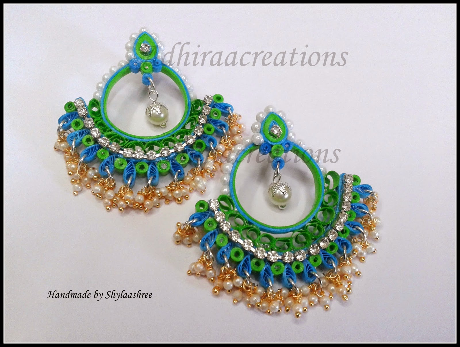 Adhiraacreations Quilling Earring Designs