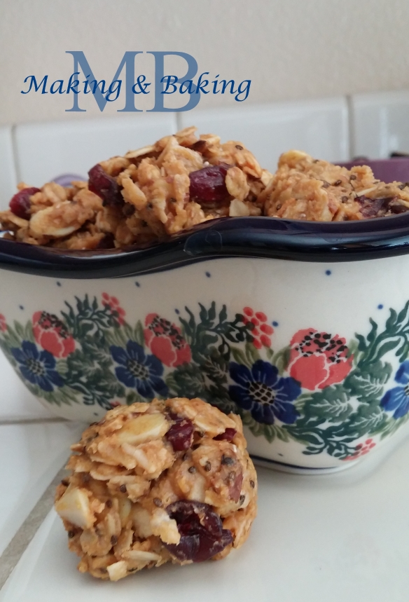 Making & Baking by Brittani Cranberry Oat Energy Balls