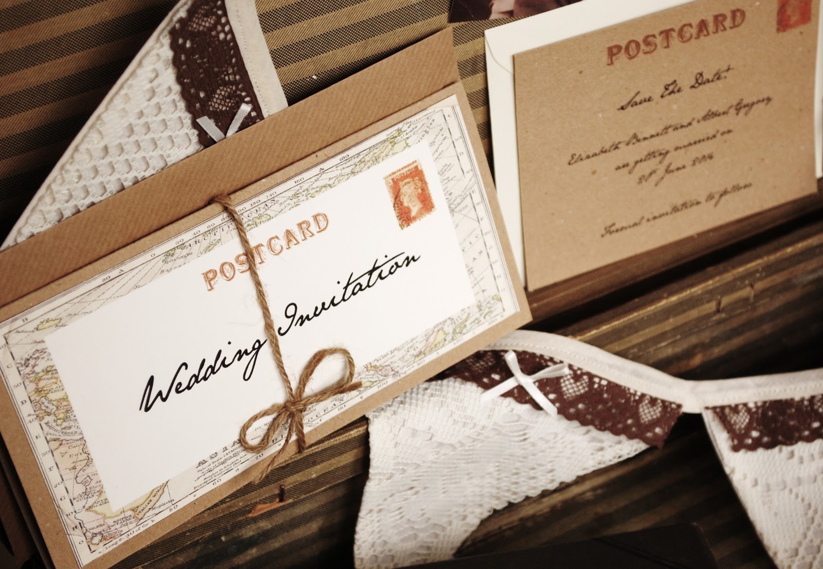 Vintage Twee: Map Out Your Wedding Journey Vintage Style...