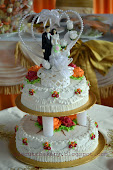 2 TIER WEDDING CAKE