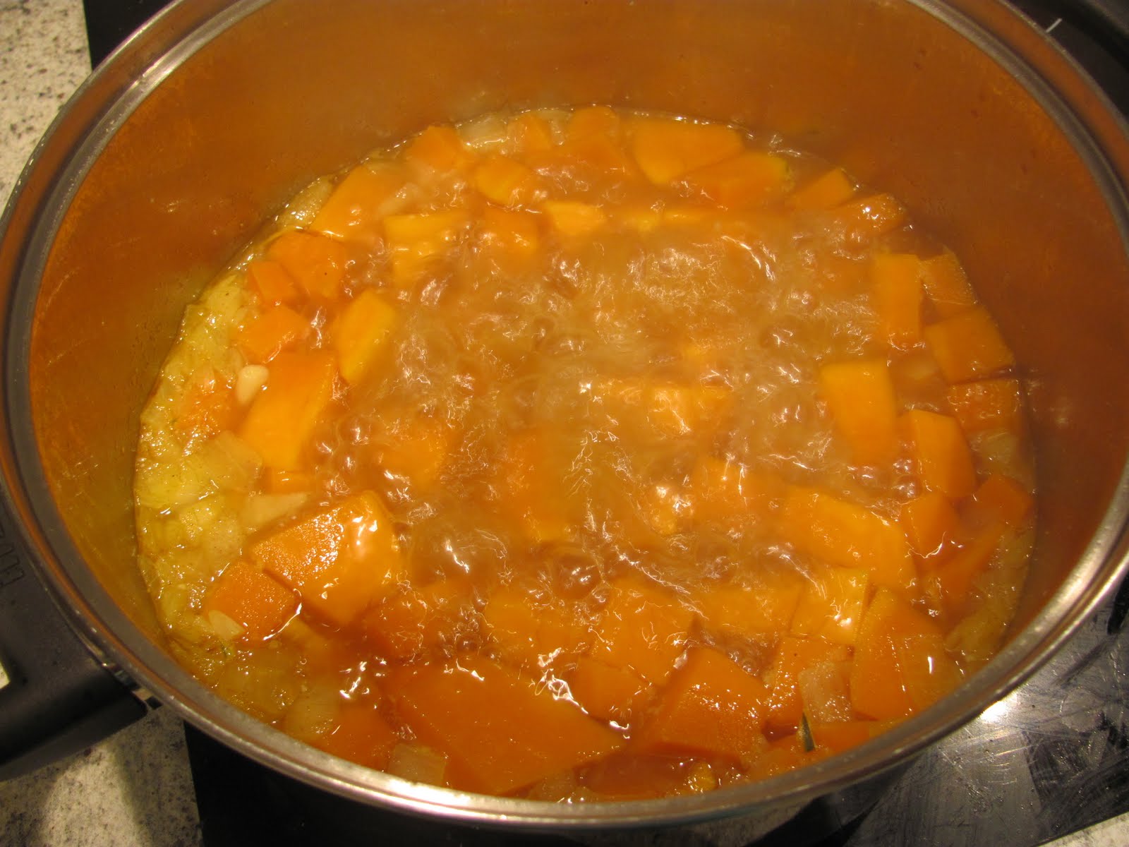 Mrs Cake Excellent Kumara, Pumpkin and Peanut Soup