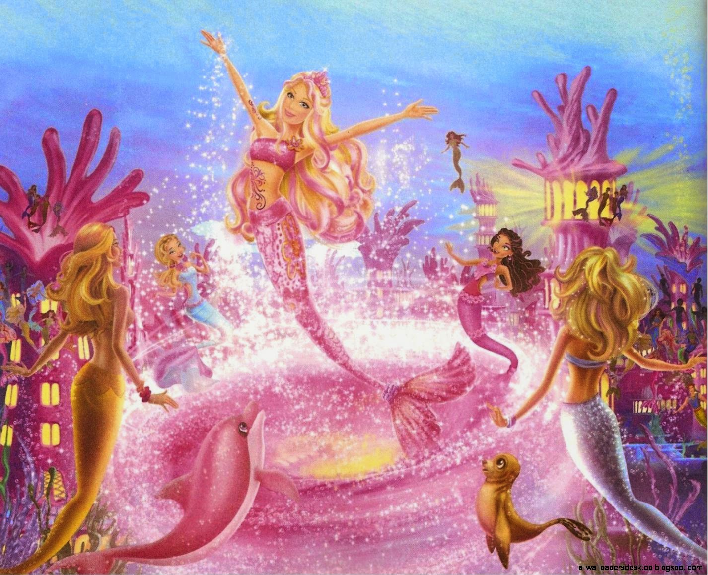 mermaid barbie cartoon