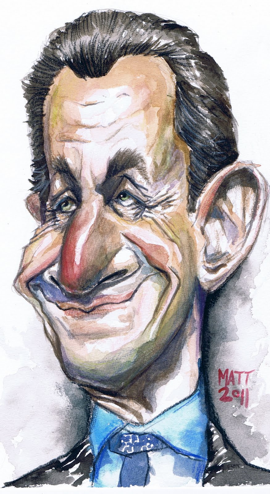 Nicolas Sarkozy caricature