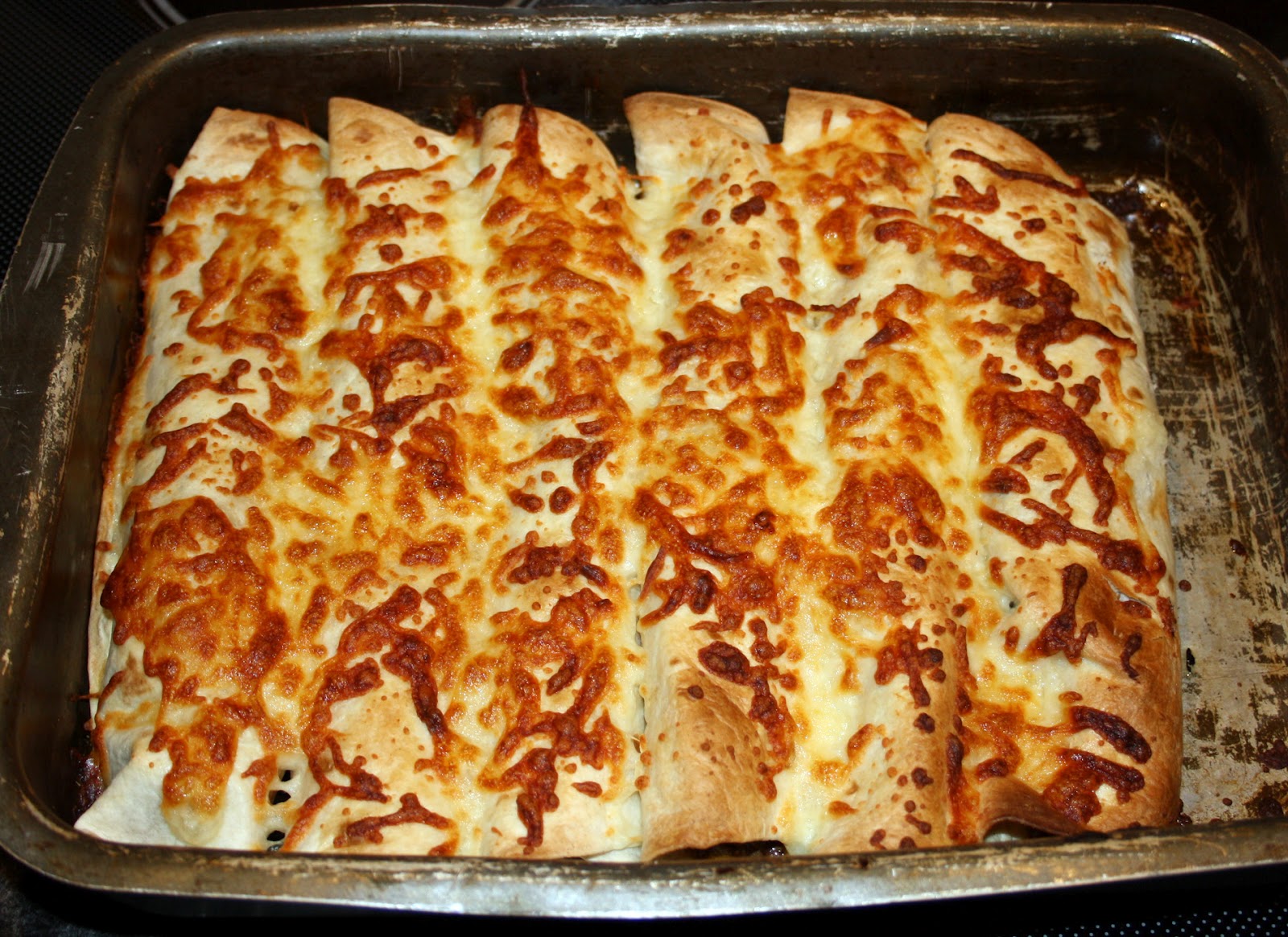 Mexicanske burritos.