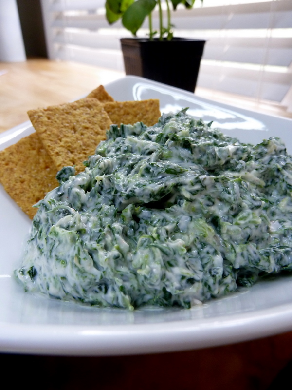 Cookin' Cowgirl Healthy Spinach Yogurt Dip