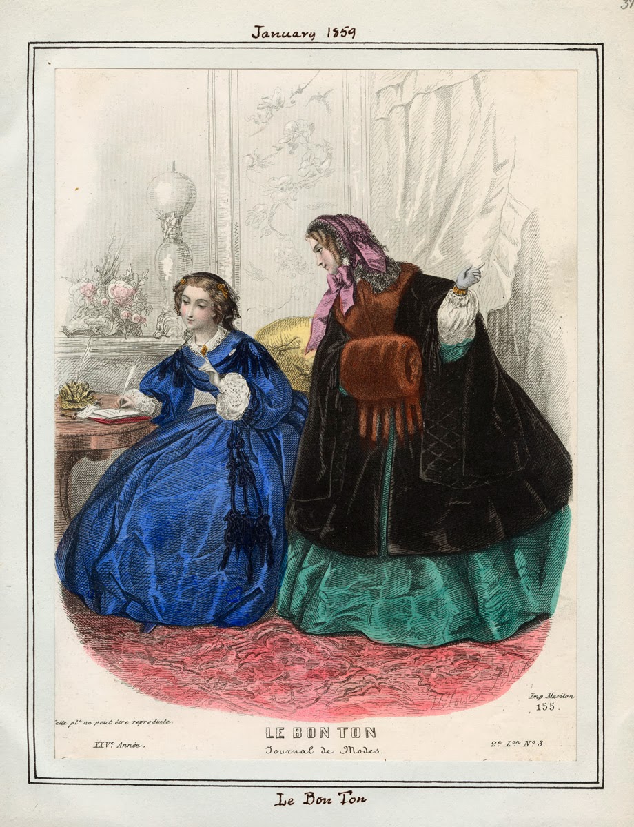 In the Swan's Shadow Le Bon Ton, January 1859.