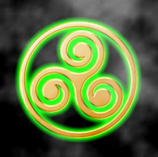 Trisquel símbolo celta de evolución aprendizaje y crecimiento