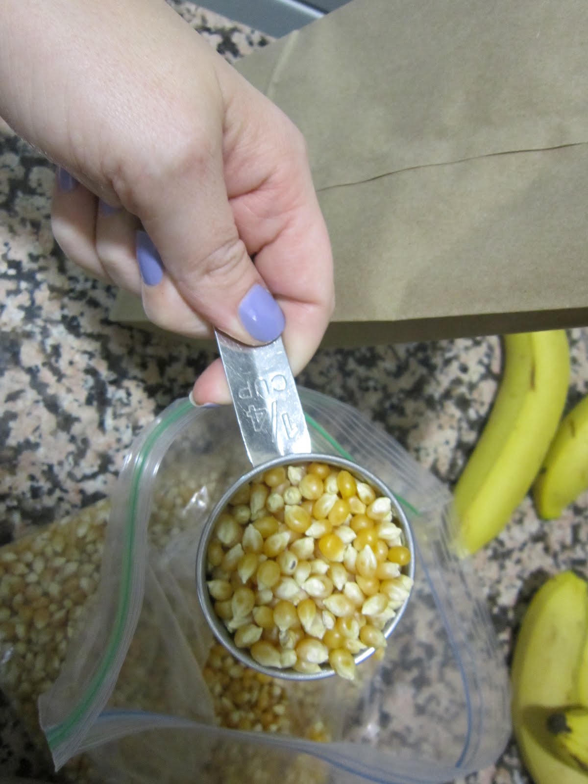Let's see... It's in the bag!Popcorn that is