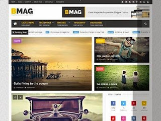 Template Blogger BMAG làm trang tin tức tuyệt đẹp