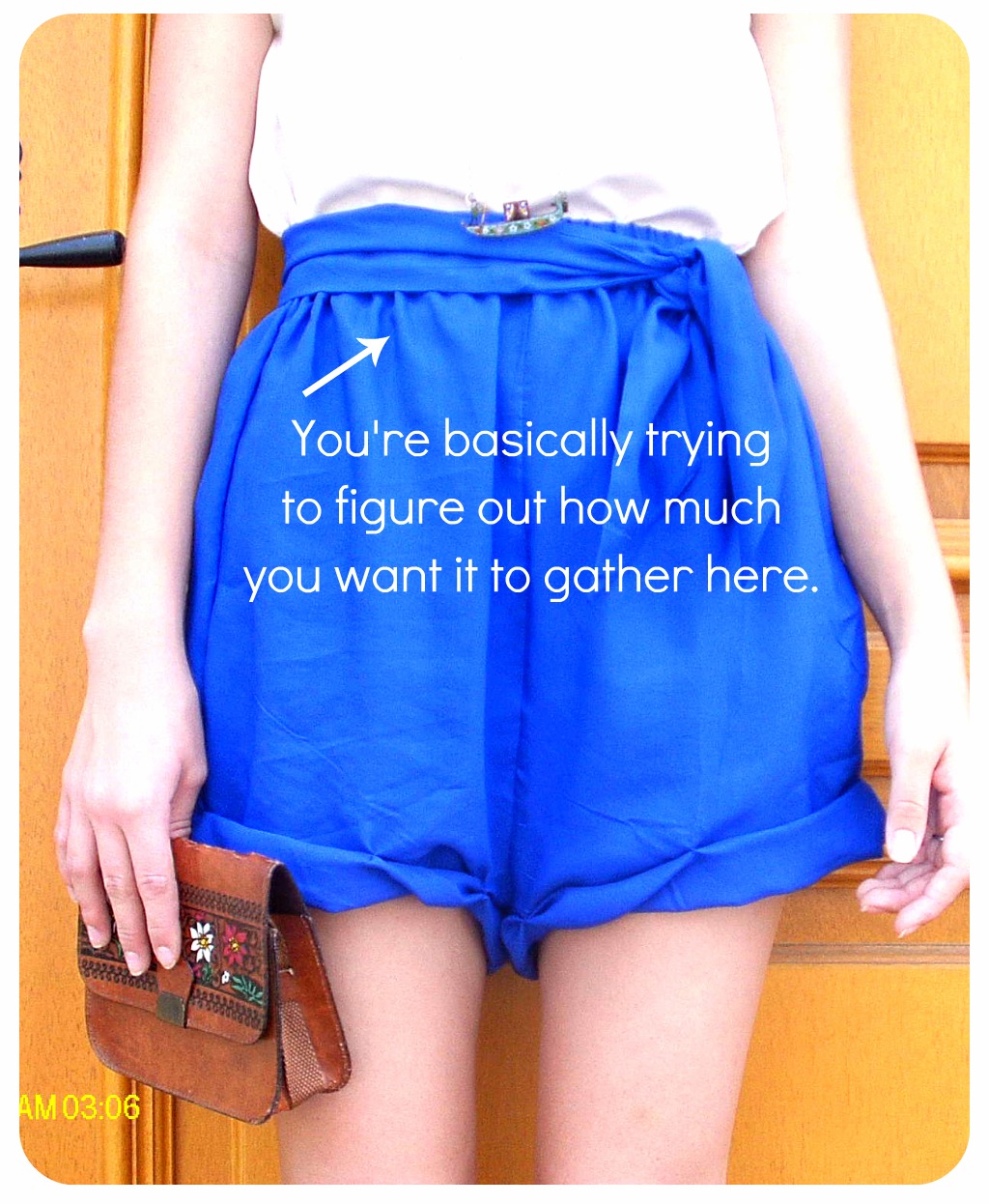 much more than the birds diy super easy flowy shorts