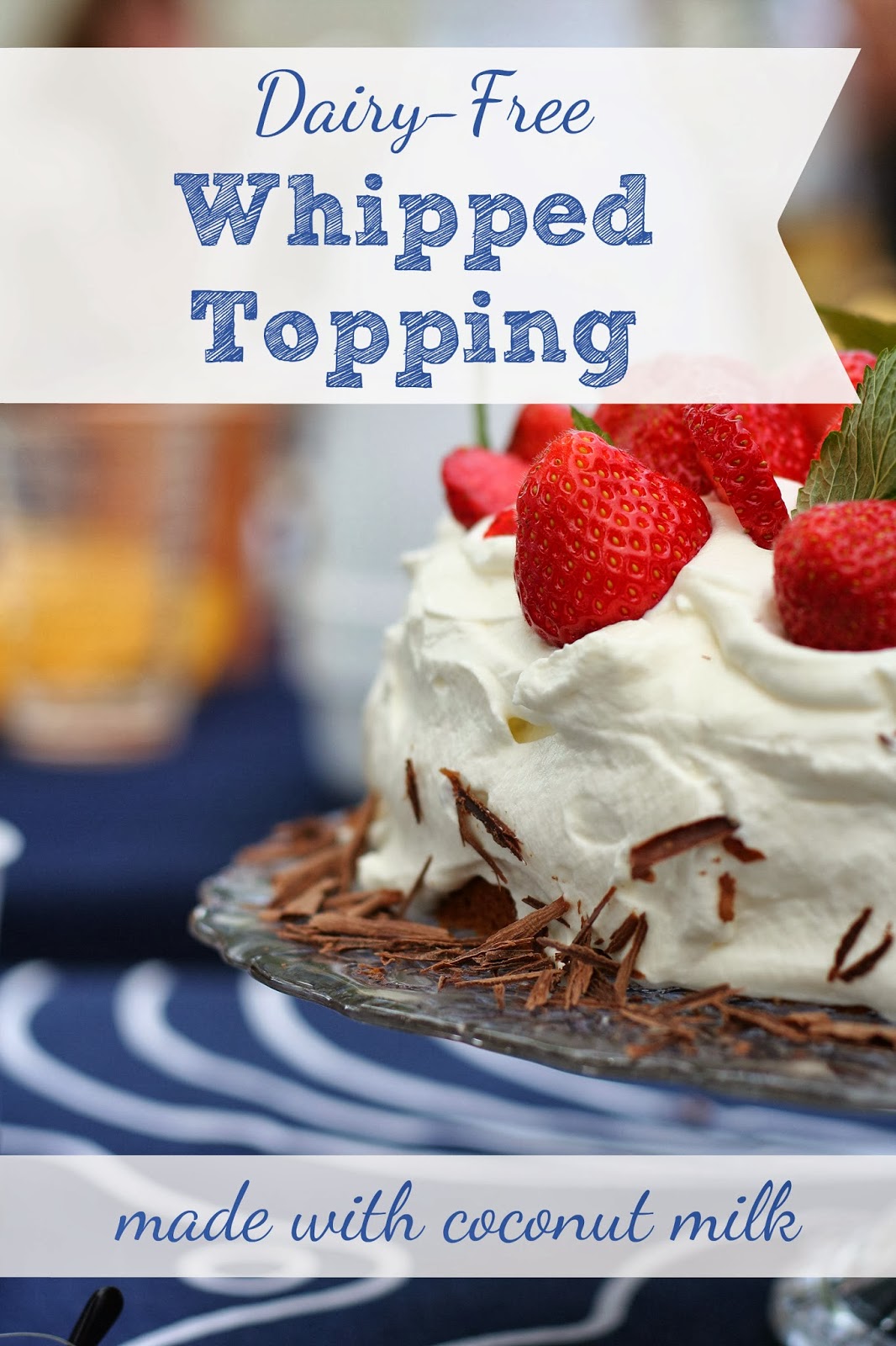 The Prudent Pantry DairyFree Whipped Topping {made with coconut milk}