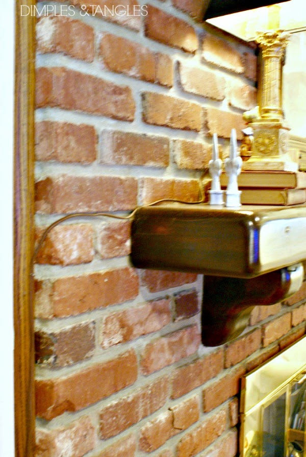 HOW TO USE LAMPS ON A MANTLE WHEN YOU DON'T HAVE AN OUTLET, & HOW TO