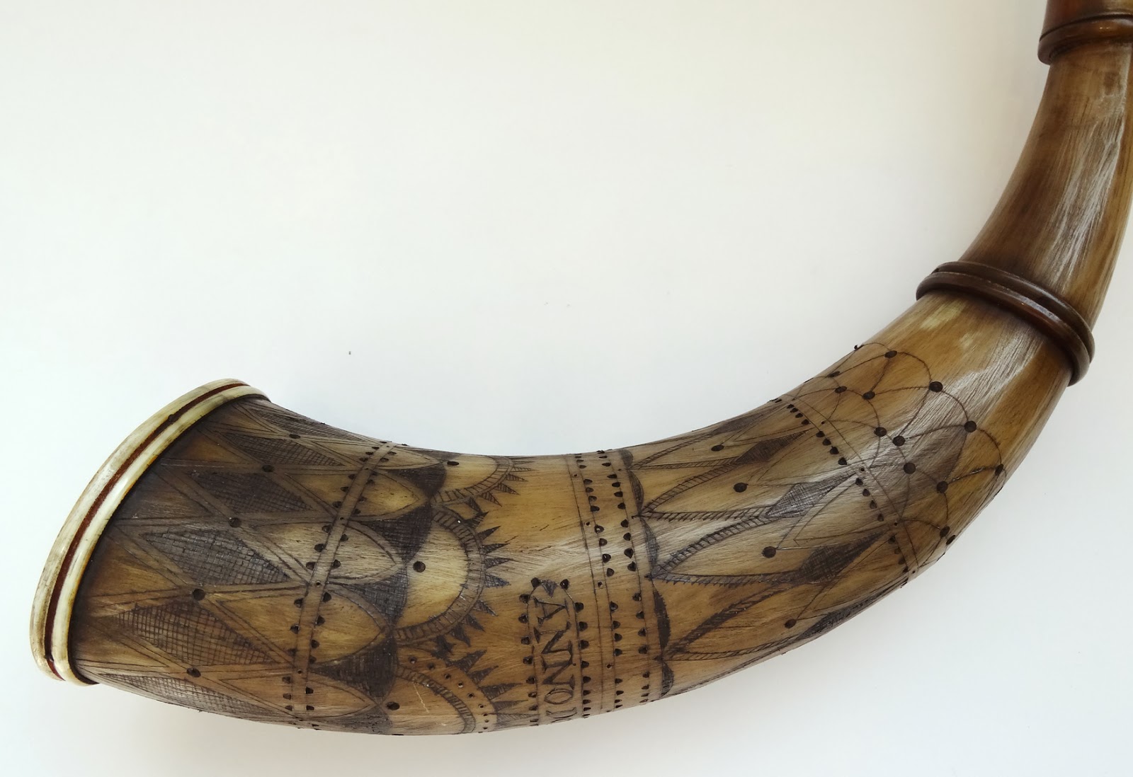 Contemporary Makers Powder Horn by "Wild Willy" Frankfort