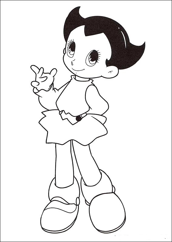 Astro Boy Colouring