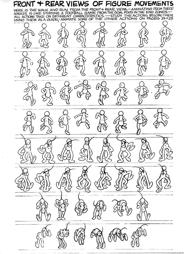 cartoon walk cycle
