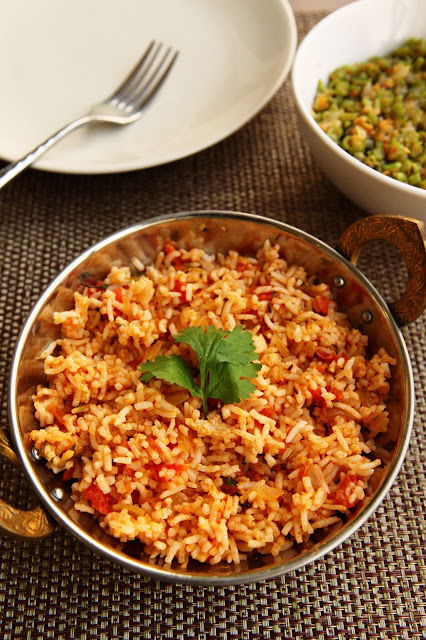 The Mistress of Spices: Tomato rice, South Indian style!