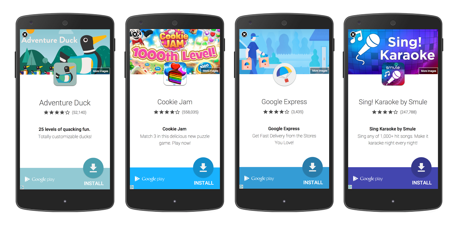 Google ya busca llevar anuncios a pantalla completa en las apps