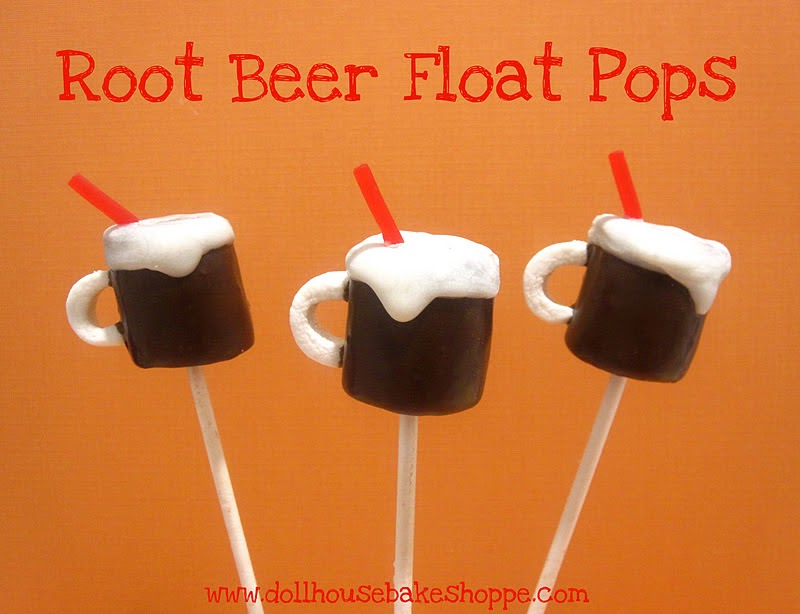 Root Beer Float/Root Beer Mug Marshmallow Pops The Lindsay Ann