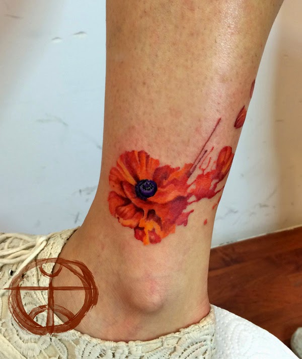 50 Poppy Tattoo Designs Fine Art and You