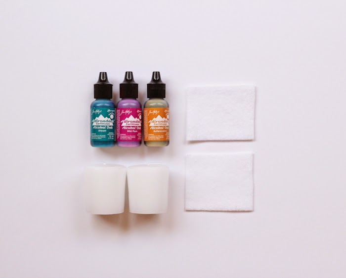 Alcohol Ink Dyed Candles Tutorial Poppytalk