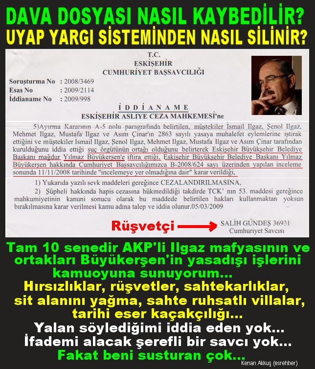 BÜYÜKERŞEN'İN RÜŞVET İŞLERİ