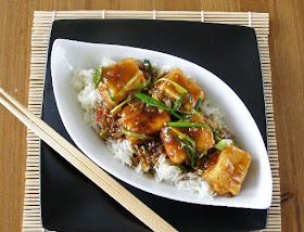 Crispy Fried Tofu in a Spicy Teriyaki Sauce