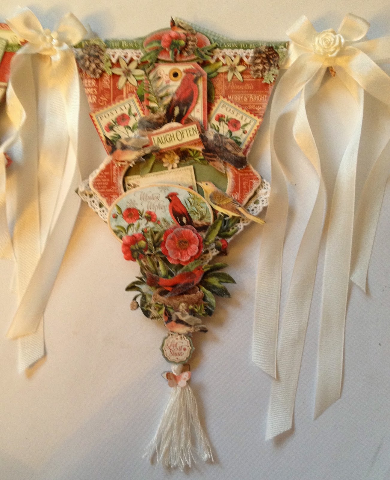 Annes Papercreations Graphic 45 Time To Flourish Banner Mini