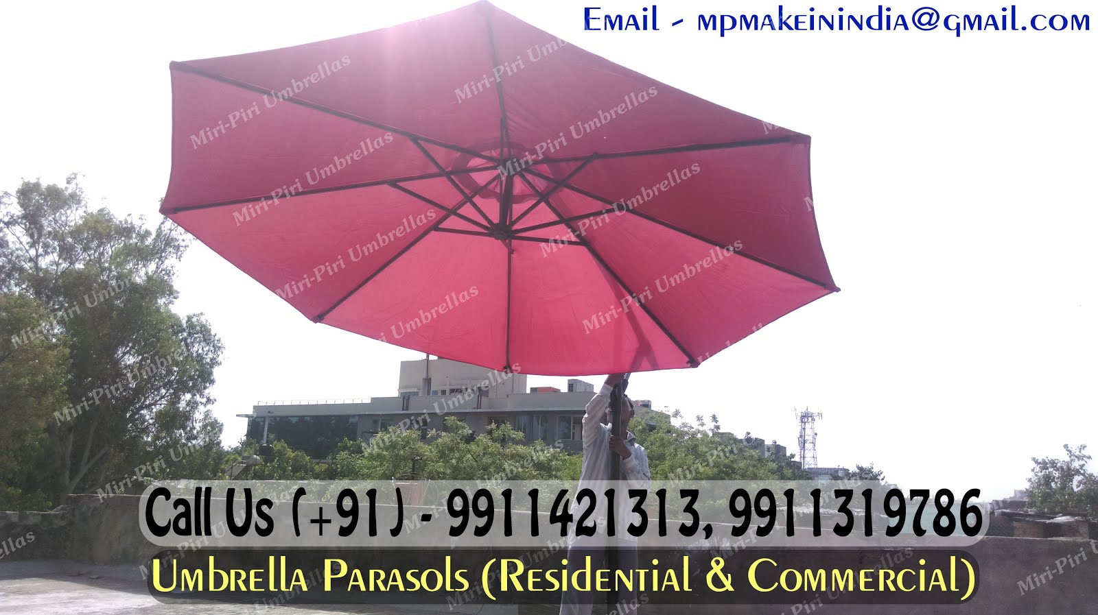 Poolside Cantilever Umbrella - Manufacturing Companies, Producers, Production Center in India