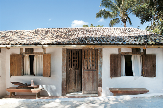 Decoración fácil: una cabaÃa en la playa de brasil