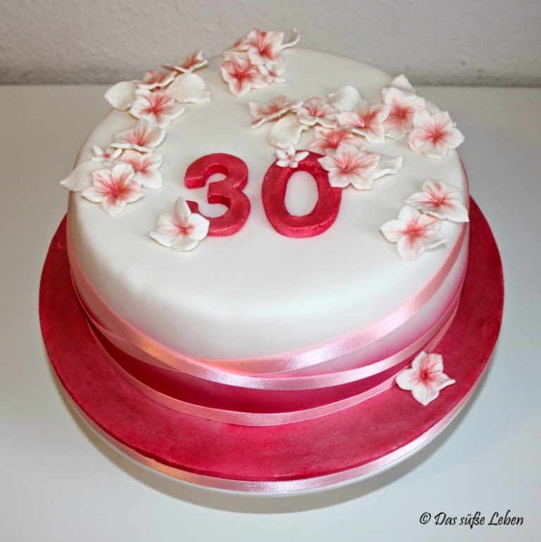 Rezept Rosa Geburtstagstorte Zum 30 Das Susse Leben