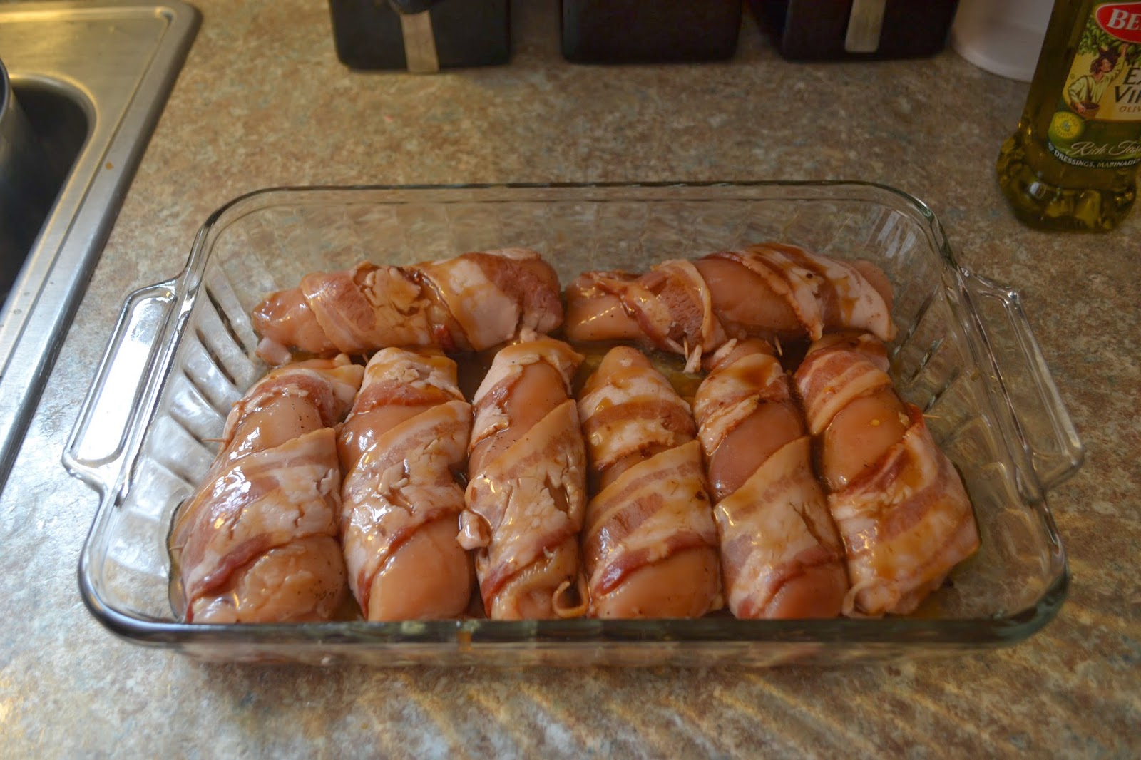 Simple Cooking With Ashleigh Bacon Wrapped Honey Glazed Chicken Breast