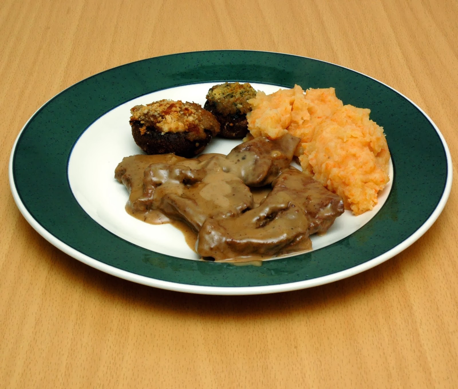 The Low Carb Diabetic Fillet steak medallions with a peppercorn sauce