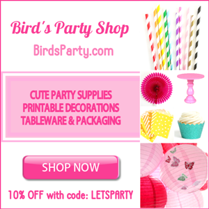 Party Supplies and Printables Shop